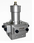 マックスマシナリー(Max Machinery)<br />4-ラジアルピストンタイプ流量計<br />測定レンジ 0.005～10L/min